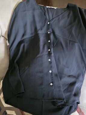 Black button up blouse from Only, sz 42